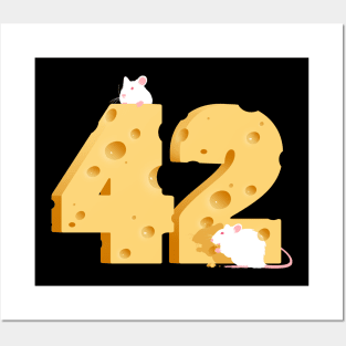 Cheese is the Answear Posters and Art